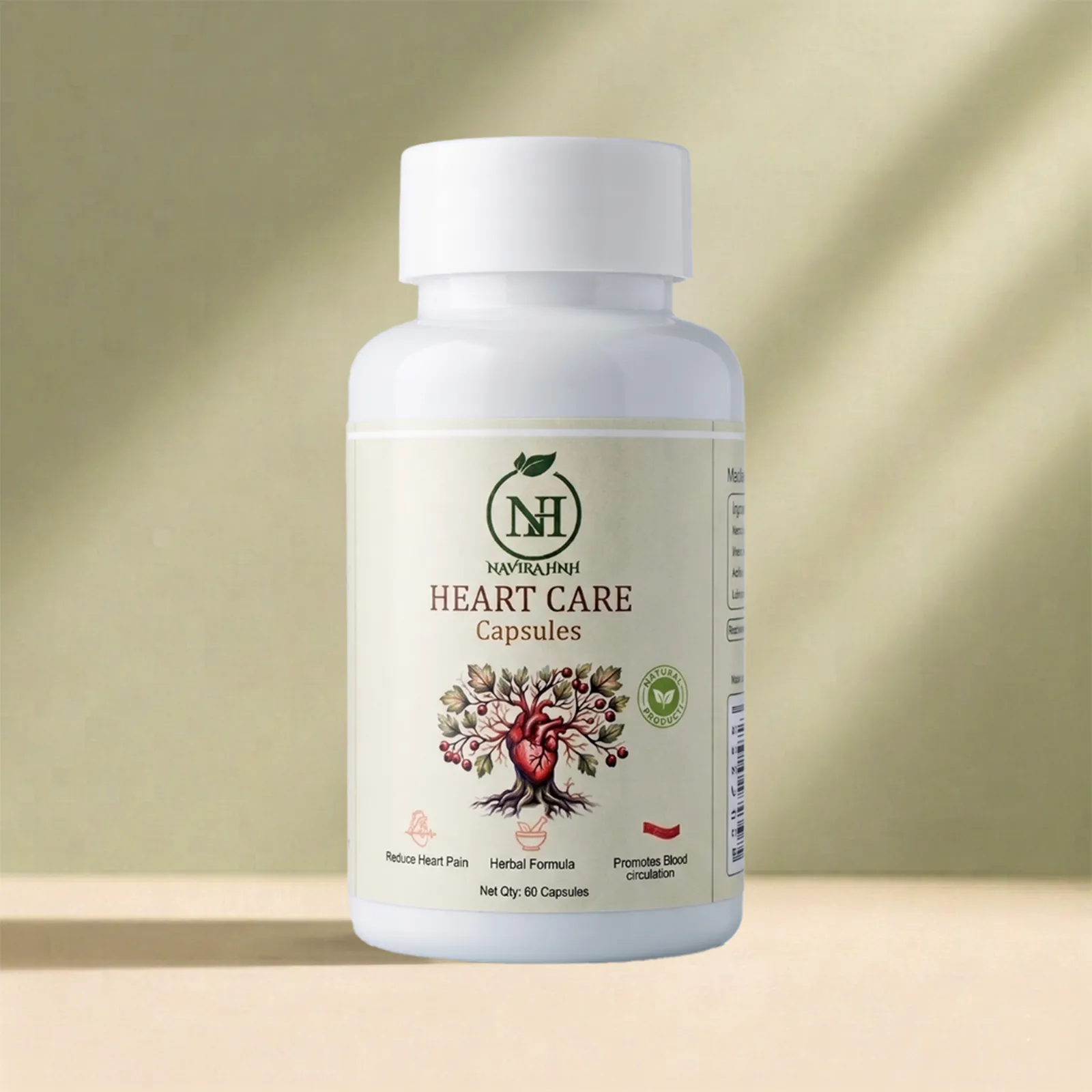 Heart Care Capsules | Herbal Supplement for Cardiovascular Wellness Support
